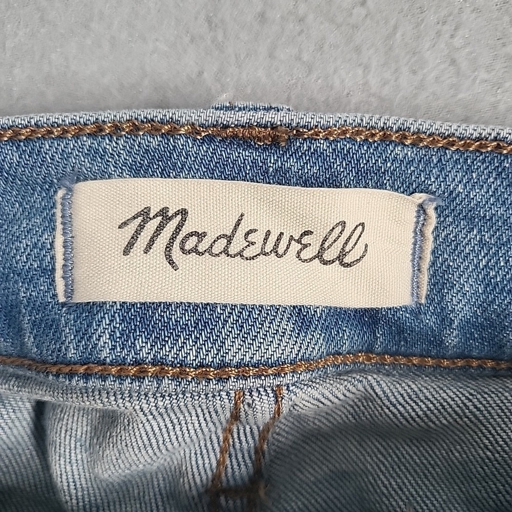 Madewell The Perfect Vintage Jeans Women's 26 Blue Denim Distressed Straight Cas - Picture 10 of 15